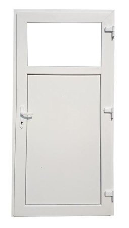 Drzwi zewnętrzne sklepowe (kolor: biały, strona: prawa, szerokość: 90 cm) 54469180